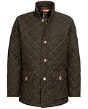 jako aus feinstem Tuchloden Rascher Stepp-Lodenjacke Jakko Deluxe Oliv, 56