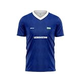 GenZGenji Uzbekistan Football/Soccer Jersey 2026 (Blue), X-Large