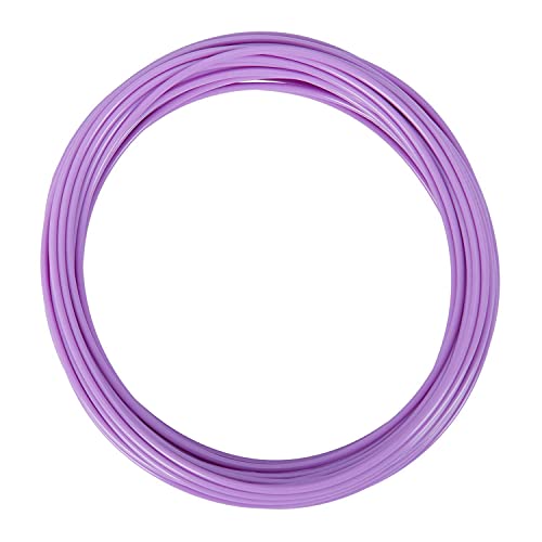 JRUIAN Accessoires d'imprimante de Haute qualité Filament de Stylo d'imprimante 3D 1.75mm ABS 10m (ABS Violet Clair) Cover
