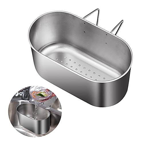 La mejor selección de Accesorios para tarja - 5 favoritos. 41 Canasta de drenaje de fregadero de acero inoxidable, colador multifuncional para fregadero colador para filtro de residuos de cocina y lavado de verduras, frutas (plata)