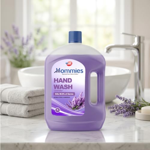 Image of Hommies Liquid Handwash Refill Pack, Lavender, 2 Ltr