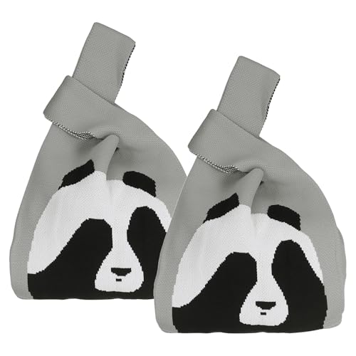 Bolso de muñeaca tejido uxcell, pequeño y portátil miniatura 1