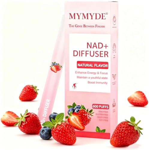 MYMYDE Strawberry Mint Fragrance Stick Natural Plant Scent for Relaxation - Non-Electronic Personal Fragrance Accessory - 300Uses (Red)