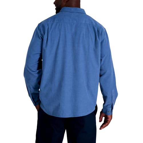 Haggar Mens Long Sleeve Casual Corduroy Button Down Shirt2