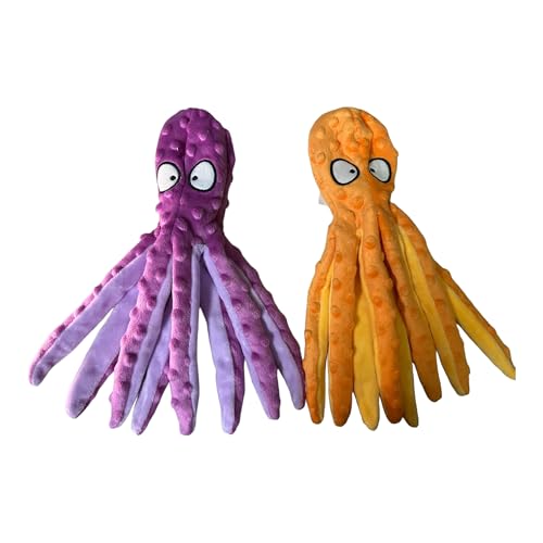Juguetes Sonoros Pulpo para Perros Pack 2