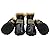 WINSOON Dog Australia Boots Pet Antiskid Shoes Winter Warm Skidproof Sneakers Paw Protectors 4-pcs Set (Size 4, Black)