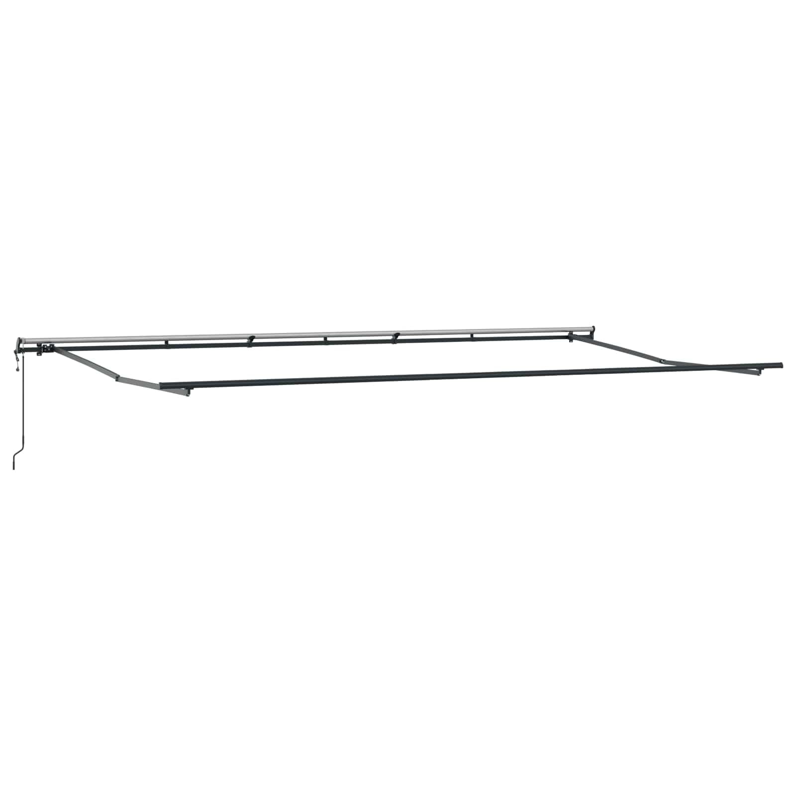 Brokky Toldo Motorizado 6 x 3 m con Mando a Distancia Toldo de Exterior Terraza Enrollable con Manivela Marco de Aluminio para Terraza, Jardín-Beige-600 x 300 cm
