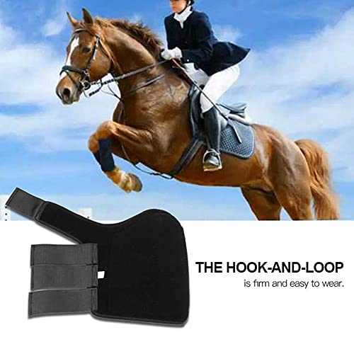 1 par de envoltórios de proteção para pernas de cavalo, protetor de envoltórios para botas de cavalo