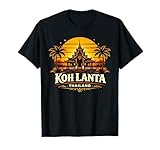 Koh Lanta Tha�lande Sunset Island Travel Design T-Shirt