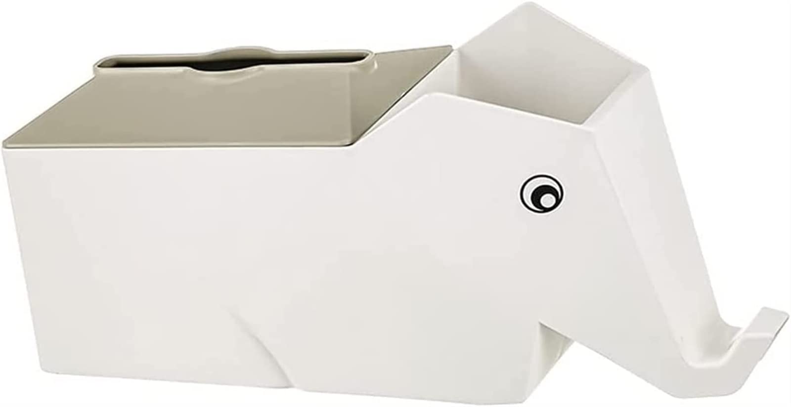 Lieber Lighting Paper Towel Dispenser Tissue box Cover Elephant Tissue box Cover with Storage Box Cute Tissue box Holder for Bathroom Dinning Table Bedroom Office Decor Tissue box Holder Tissue Box (