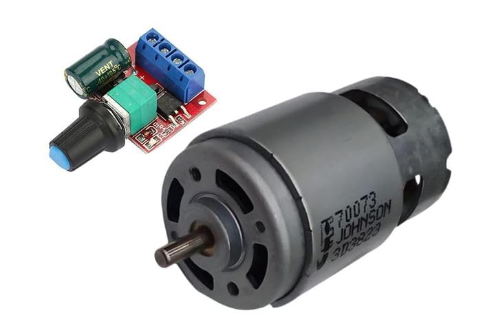 Image of SP Electron 12V Johnson DC 15000RPM Multi-Purpose High Speed Torque Motor for Pcb Drill with PWM DC Motor Controller Adjustable Speed Controller