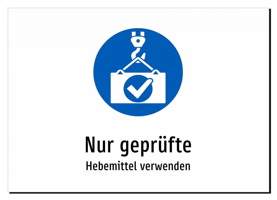 43805-DE-S-07 | Nur geprüfte - Hebemittel verwenden