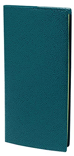 Quo Vadis Impala Planital Agenda Civil Semainier 8,8 x 17 cm Bleu Pétrole Décembre 2020 à Décembre 2021