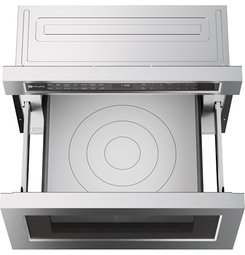 Image of GE Profile PWL1126SWSS 1.2 Cu Ft Microwave Drawer, 1000W, Sensor Cooking, Easy-Glide Drawer, Touch Controls, Stainless Steel