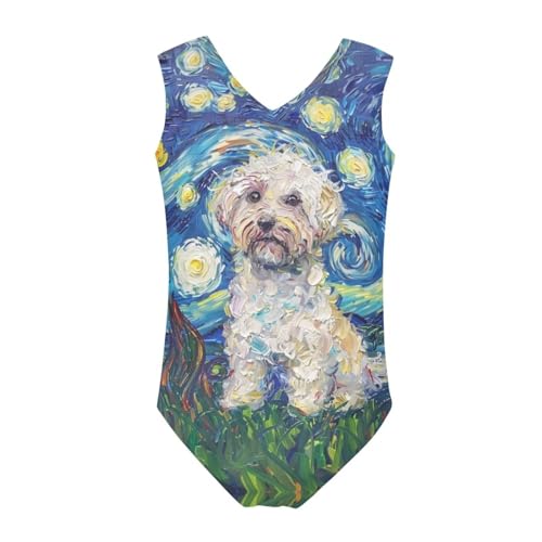 Image of Xpyiqun Bathing Suits for Girls 3-14 Kids Summer One Piece Swimwear Beach Sport Sleeveless Swimsuits Athletic