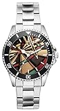 Herren Armbanduhr Ø 40 mm KIESENBERG Geschenk für Dart Spieler Fans Darter Uhr 20179