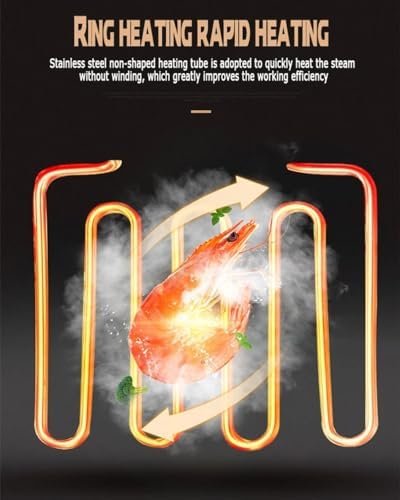 Commercial Food Bread Buns Steaming Steamer, Four-Hole Electric Steamed Buns Machine For Home Store Buffet Restaurant - 30-110℃ Temperature, Dry Boiling Alarm