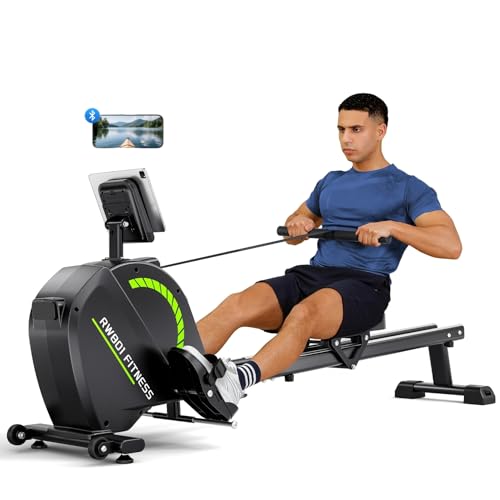 Dripex Magnetisches Rudergerät für Zuhause mit 16 Widerstandsstufen, Rudergerät für Zuhause mit LCD-Monitor & 158 kg Belastbar, Bluetooth-App Kompatibel, Perfekt für Ganzkörpermuskeltraining Dripex Magnetisches Rudergerät für Zuhause mit 16 Widerstandsstufen, Rudergerät für Zuhause mit LCD-Monitor & 158 kg Belastbar, Bluetooth-App Kompatibel, Perfekt für Ganzkörpermuskeltraining