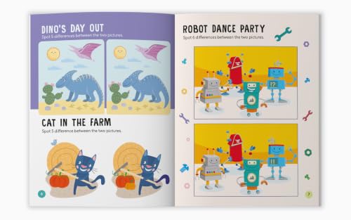 Image of Fun with Activities: Spot the Differences: Fun Brain Games, Puzzles & Visual Learning Interactive Activity Book for Preschool Kids and Toddlers I Ages 3+ [Select Learning]]