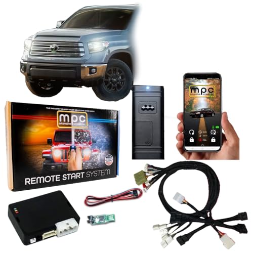 MPC Remote Starter with Smartphone Control Compatible with 2022-2025 Toyota Tundra | Smartphone or Factory Key Fob Activated - Firmware Preloaded - USA Tech Support