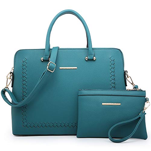 Dasein Laptop Bag for Women 14 Inch Computer Shoulder Bag Large Capacity Messenger Bag Business Office Professional Work Tote
