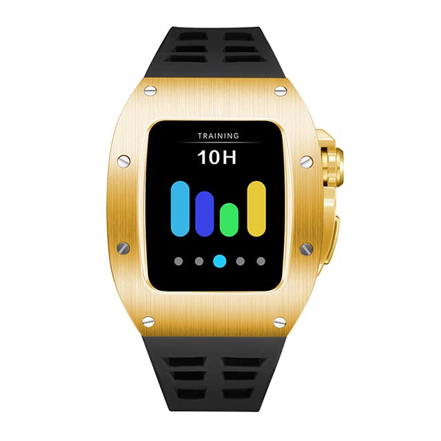 Kit de modification Apple Watch 44mm anti-choc boîtier métal pour réparations évitées
