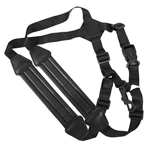 Toyvian Saxophone Strap Saxophone Hanging Belt Black for Alto Tenor Sax Comfortable Material and Strong Load-bearing