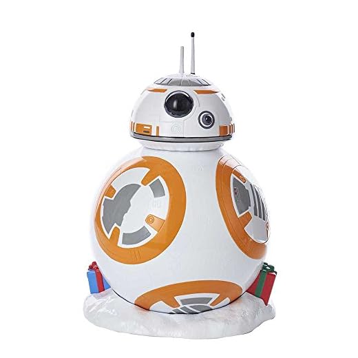 Kurt S. Adler Kurt Adler 9.25-Inch Battery-Operated BB-8 LED Treetop