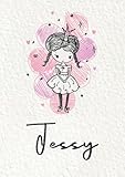  Jessy: Carnet de notes A5  Prénom personnalisé Jessy  Cadeau d\'anniversaire pour fille, femme, maman, copine, sœur ...  Petite princesse  120 pages lignée, Petit Format A5 (14.8 x 21 cm)