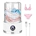 Underwear Washing Machine - Portable Clothes Washer for Bras Socks Baby Garments, Compact Deep Cleaning Appliance | Rechargeable Laundry Device with Double Modes for Travel Dorm Home