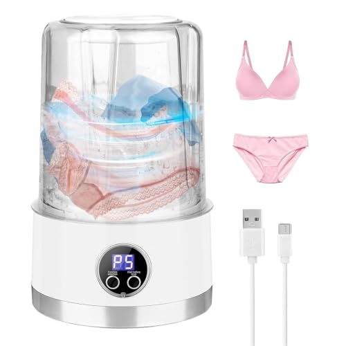 Lave-linge portable sous-vêtements rechargeable pour studio et voyage