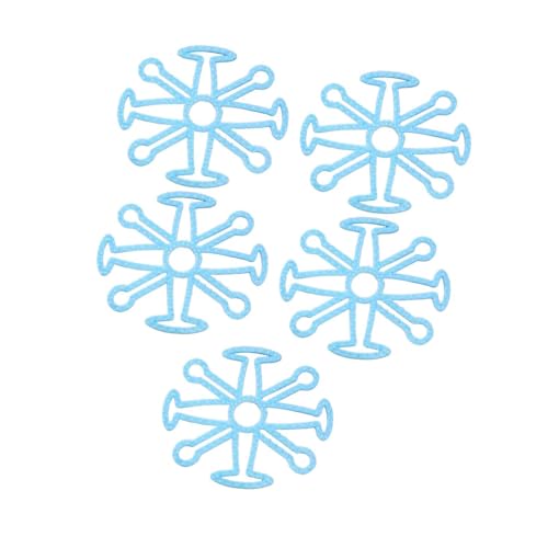 kowaku 5 Pieces Bike Helmet Pads Bicycle Helmet Cushions Universal Inner Padding Comfortable Helmet Replacement Pads for Bike Riding, Blue