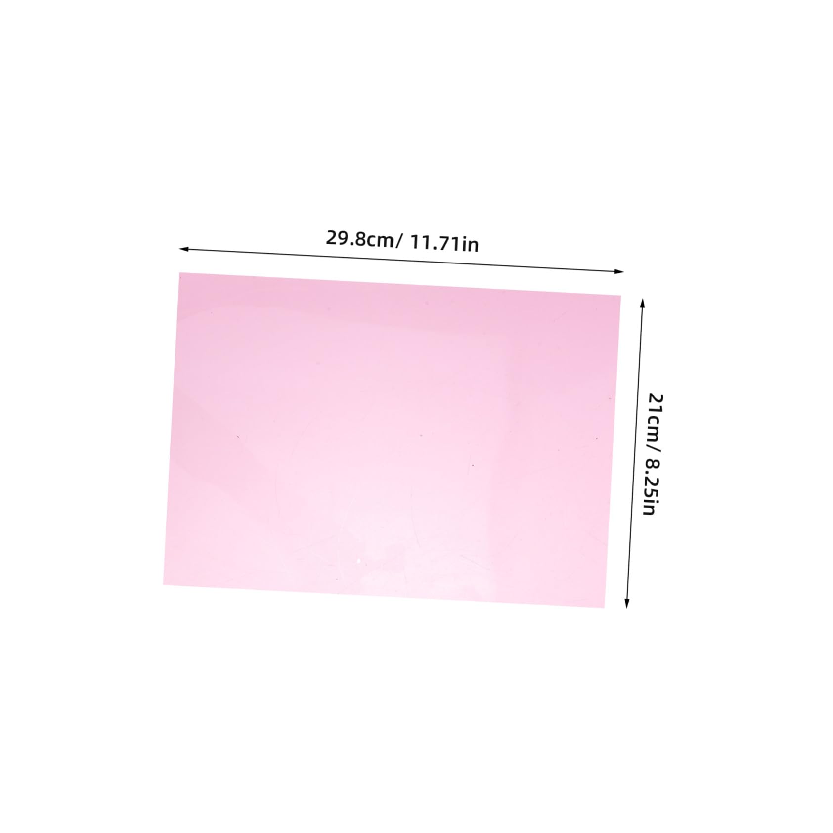 Buntes Durchsichtiges Zellophanpapier A4 für Bastelarbeiten 50 Blatt Pvc