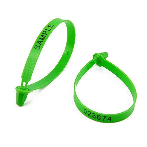 Leadseals(R) 1000 Plastic Truck Door Seal Tamper Evident Tite-Lock Security Tags Numbered Safty Disposable Locks For Trailer Logistics Transport Package Shipping #TOP4