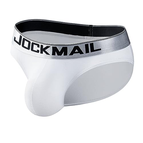 JOCKMAIL Mens Cotton Briefs Comfortable and Breathable Underwear for Men Moisture Wicking Brief