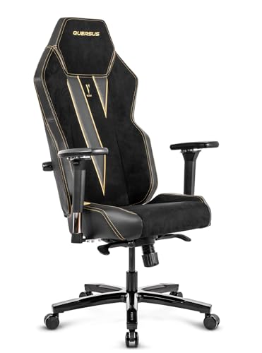 Quersus VAOS.2 Victory Chaise de Bureau en Daim synthétique Noir