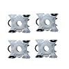 Frankberg 4x Fensterheber Gleitbacke Vorne Links und Rechts für 3er E36 5er E34 7er E32 Z3 E36 Z4 E85 1986-2009 51321938884