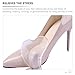 FOMIYES 3 Pairs Arch Pads High Heel Insoles Non-Skid Forefoot Cushion for Women