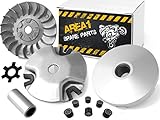 Area1 Ersatz Variomatik 16mm + Riemenscheibe 50ccm 2-Takt. Kompatibel mit ATU Explorer (Race GT Iron Hi Spin) CPI Keeway Generic AGM Nova Motors GT Union Luxxon Rivero Sachs Tauris RS Ultima Mawi KSR