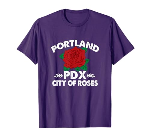 Portland PDX City of Roses T-Shirt