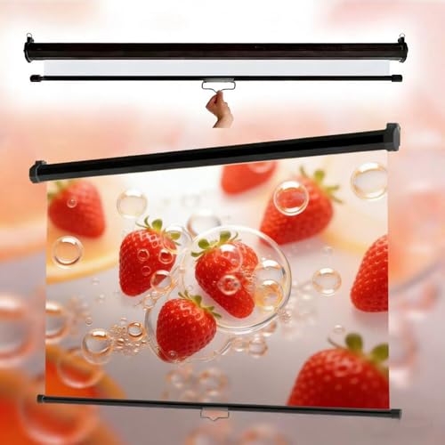 Pantalla manual retráctil de 60 pulgadas 16:9 para proyector