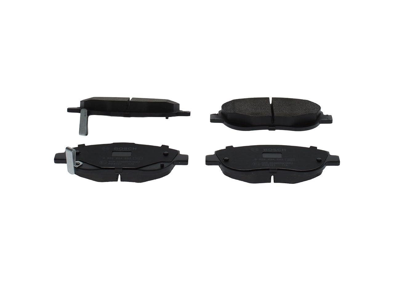 Bosch BP1677 - Pastiglie Freni Auto, Delantero - Calidad Bosch - Reducción de Ruido y Polvo - Certificación ECE-R90 - Sin Cobre - 1 Juego de 4 Pastillas
