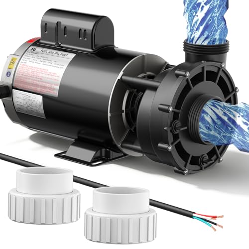 Image of Mxmoonant SPA Pump, 4HP 220-240V Hot Tub Pump 2 Speed 56 Frame Motor