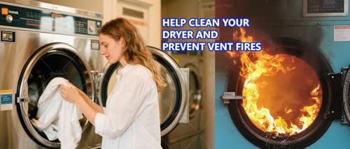 Universal Trockner Entlüftungsreiniger-Set, Fusselsaugeraufsatz und Fusselentferner-Bürste für Hochdruckreiniger und Trockner, Entlüftungsschlauch-Ersatzteile (blau)