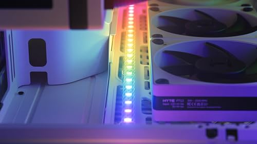Image of Hyte LS30 qRGB Light Strips - Digital Immersion Lighting - 1000mm (2 Pack) - Black
