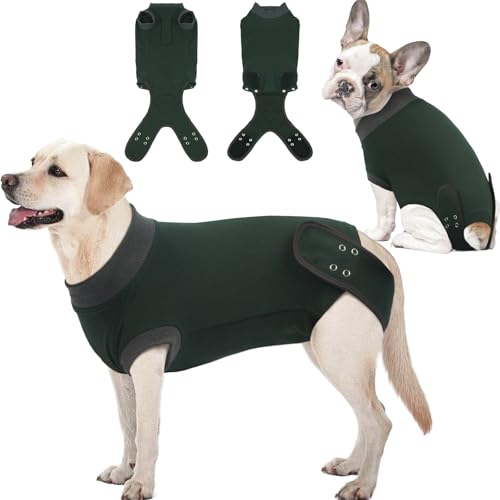 Image of IDOMIK Dog Recovery Suit for Neuter Spay,Anti-Licking Dog Surgical Bodysuit