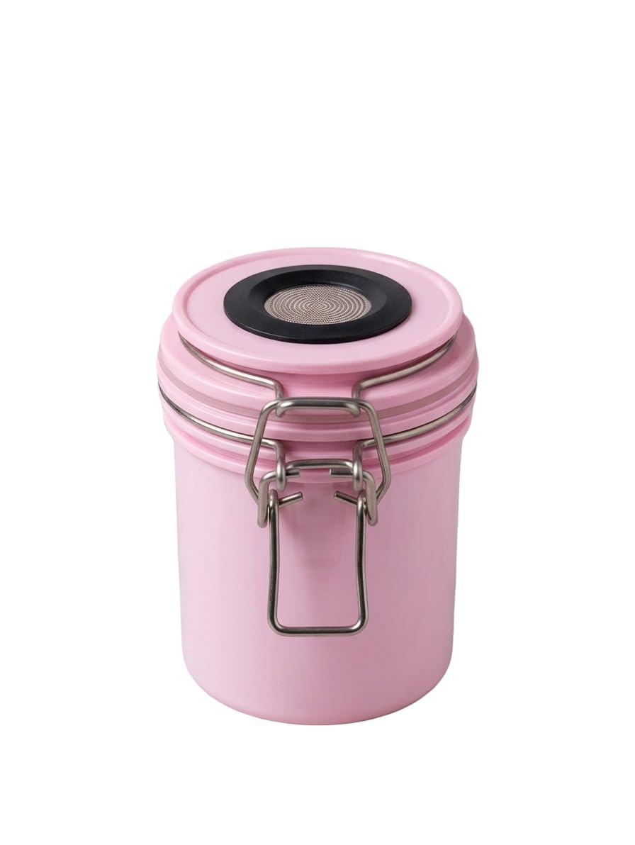 Vacuum Sealed Eyelash Glue Storage Container with Temperature & Humidity Display, Airtight Lash Adhesive Preservation Jar, Moisture Proof Glue Storage Box (Pink)-image-20