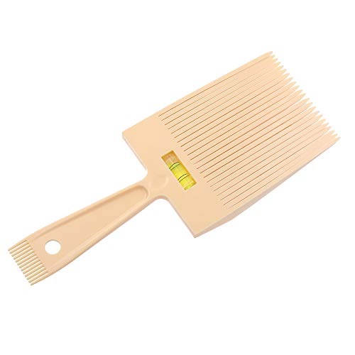 Men Flat Top Comb Dual-Ended Hair Comb Barber Clipper with Accurate Water Leveling System Hairdressing Tool