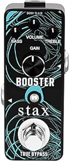 Stax Guitar Booster Pedal Analog Micro Boost Pedals For Electric Guitar Pure Signal Amplification Wtih Mini Size True Bypass