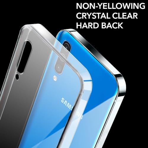 Image of Jkobi Lifetime Anti-Yellow Clear Back Case Cover for Samsung Galaxy A50 / Galaxy A50s (Sleek Hard Crystal | Shockproof and Camera Protection)